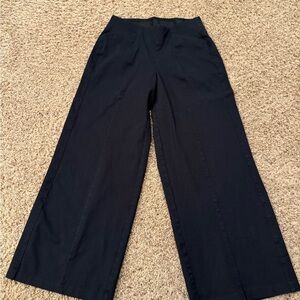 Old Navy Black Wide-Leg Pixie Trousers